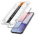 Spigen tvrdené sklo GLAS.TR "EZ FIT" FC pre iPhone 15 Pro Max 6,7" čierne