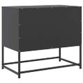vidaXL TV skrinka čierna 68,5x39x60,5 cm oceľ