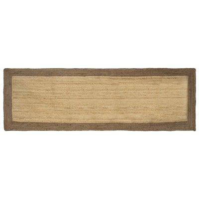 vidaXL Kusové koberce Sivá 80 x 250 cm Juta