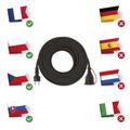 Predlžovací kábel EMOS P01725R guma-neoprén PROFI spojka 25m / 3x 2,5mm / IP44 / čierny