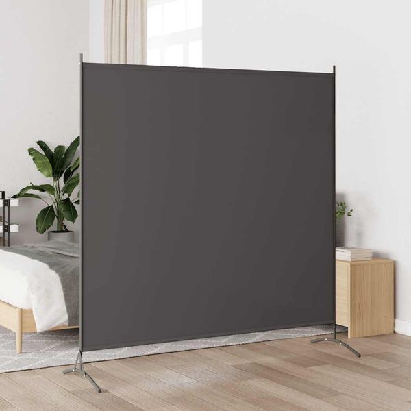 vidaXL 1-panelový paraván antracitový 175x180 cm