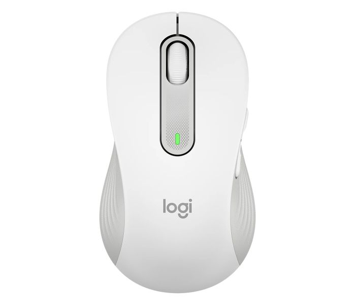 Logitech M650L/Kancelárska/Laserová/Pre ľavákov/Bezdrôtová USB + Bluetooth/Biela
