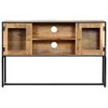 vidaXL TV skrinka 120x30x75 cm, recyklovaný masív