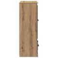 vidaXL Highboard Remeselný dub 60 x 35,5 x 103,5 cm Kompozitné drevo