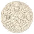vidaXL Ručne vyrobená taburetka macrame 45x30 cm, bavlna