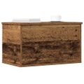vidaXL Úložná krabica Staré drevo 60 x 35 x 35 cm Kompozitné drevo