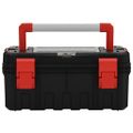 vidaXL Box na náradie čierno-červený 45x28x26,5 cm
