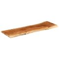 vidaXL Stolová doska 120x40x3,8 cm obdĺžnik masívna akácia živá hrana