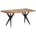 vidaXL Jedálenský stôl 160x80x76 cm recyklovaný masív