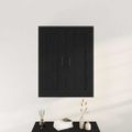 vidaXL Závesná skrinka Čierny dub 69,5 x 34 x 90 cm Kompozitné drevo
