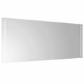 vidaXL Zrkadlo do kúpeľne s LED Priehľadná 100 x 40 cm tvrdené sklo