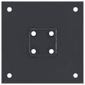vidaXL podstavce stĺpikov štvorcové 4 ks Antracit 51x51 mm