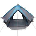 vidaXL Teepee Stan pre 4 Osoby 4 osoba Modrá a šedá
