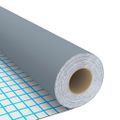 vidaXL Samolepiacia fólia na nábytok sivá 500x90 cm PVC