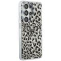 Puzdro Guess IML Leopard Print Triangle MagSafe pre Samsung Galaxy S26 Ultra čierne