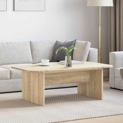 vidaXL Konferenčný stolík Sonoma dub 93 x 53 x 33 cm Kompozitné drevo
