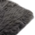 vidaXL Podsedáky na stoličky 2 ks svetlosivé 40 x 40 cm pravá ovčia kožušina