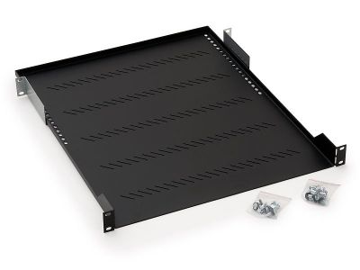 19''polica H4 perforovaná 1U/850mm, max.150kg