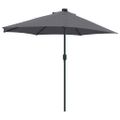 vidaXL Záhradný slnečník 294 x 150 x 224 cm Polyester a oceľ