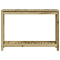 vidaXL Stôl na presádzanie s policou 108x35x75 cm impregnov. borovica