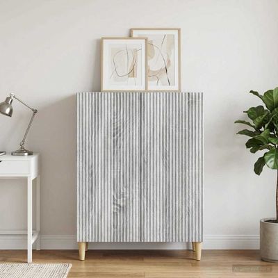 vidaXL Servírovacia skriňa Sivá sonoma 66 x 34,5 x 90 cm