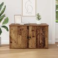 vidaXL Mačka Dom Staré drevo 85 x 55 x 50,5 cm Kompozitné drevo