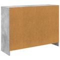 vidaXL Servírovacia skriňa Betónová šedá 102 x 32 x 73,5 cm