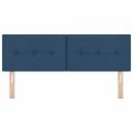 vidaXL Výškovo nastaviteľný čelový panel Modrá 144 cm látka