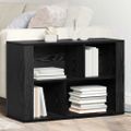 vidaXL Servírovacia skriňa Čierny dub 80 x 30 x 53 cm Kompozitné drevo
