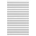 vidaXL Zebrová roleta svetlosivá 150x230 cm šírka látky 145,9 cm polyester