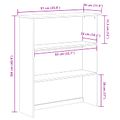 vidaXL Klietka ASKIM 91 x 30 x 104 cm Masívne borovicové drevo