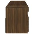vidaXL TV skrinky s LED svetlami 2 ks hnedý dub 75x35x40 cm