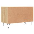 vidaXL TV skrinka dub sonoma 80x36x50 cm spracované drevo