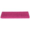 vidaXL Schodové rohože 30 ks 65x21x4 cm ružové s obdĺžnikovým okrajom