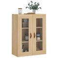 vidaXL Nástenná TV skrinka dub sonoma 69,5x34x90 cm