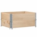 vidaXL Paletové ohrádky 2 ks 80x60 cm borovicový masív
