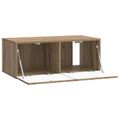 vidaXL Nástenná TV skrinka 98 x 31 cm Dub artisan Kompozitné drevo