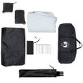 VidaXL Camping Stan Cabin 4-person White Blackout Waterproof