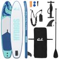 vidaXL Inflatovateľná paddle board HYDROS 305 x 76 x 15 cm Tyrkysová