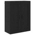 vidaXL Highboard 2 ks Čierny dub 69,5 x 34 x 180 cm Kompozitné drevo