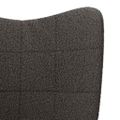 vidaXL kreslo Tmavo šedá 62 x 67 x 95,5 cm Sherpa látka