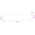 vidaXL Obrubník trávnika 30 ks 15 x 103 cm Oceľ Čierna