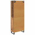 vidaXL Highboard 2 ks Staré drevo 69,5 x 34 x 180 cm