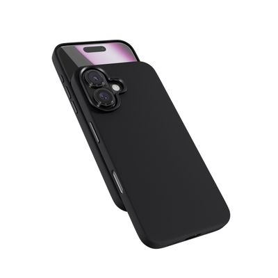 Epico Mag+ Silicone Pro kryt iPhone 16 Plus - čierny