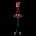 vidaXL Vianočná pouličná lampa so Santom 180 cm, LED