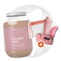 Yum Yum Whey - BeastPink + darček, biela čokoláda kokos, 30 g