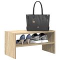 vidaXL Regál na topánky stohovateľné dub sonoma 60x30x30,5 cm