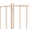 vidaXL Brána pre psa skladacia 3 panely 150 cm masívne jedľové drevo