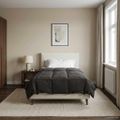 vidaXL Prikrývka na celý rok 155 x 220 cm 4 ročné obdobia Antracitová