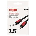 Kábel Jack 3,5 mm - Jack 3,5 mm 1,5 m stereo | SM5001 EMOS